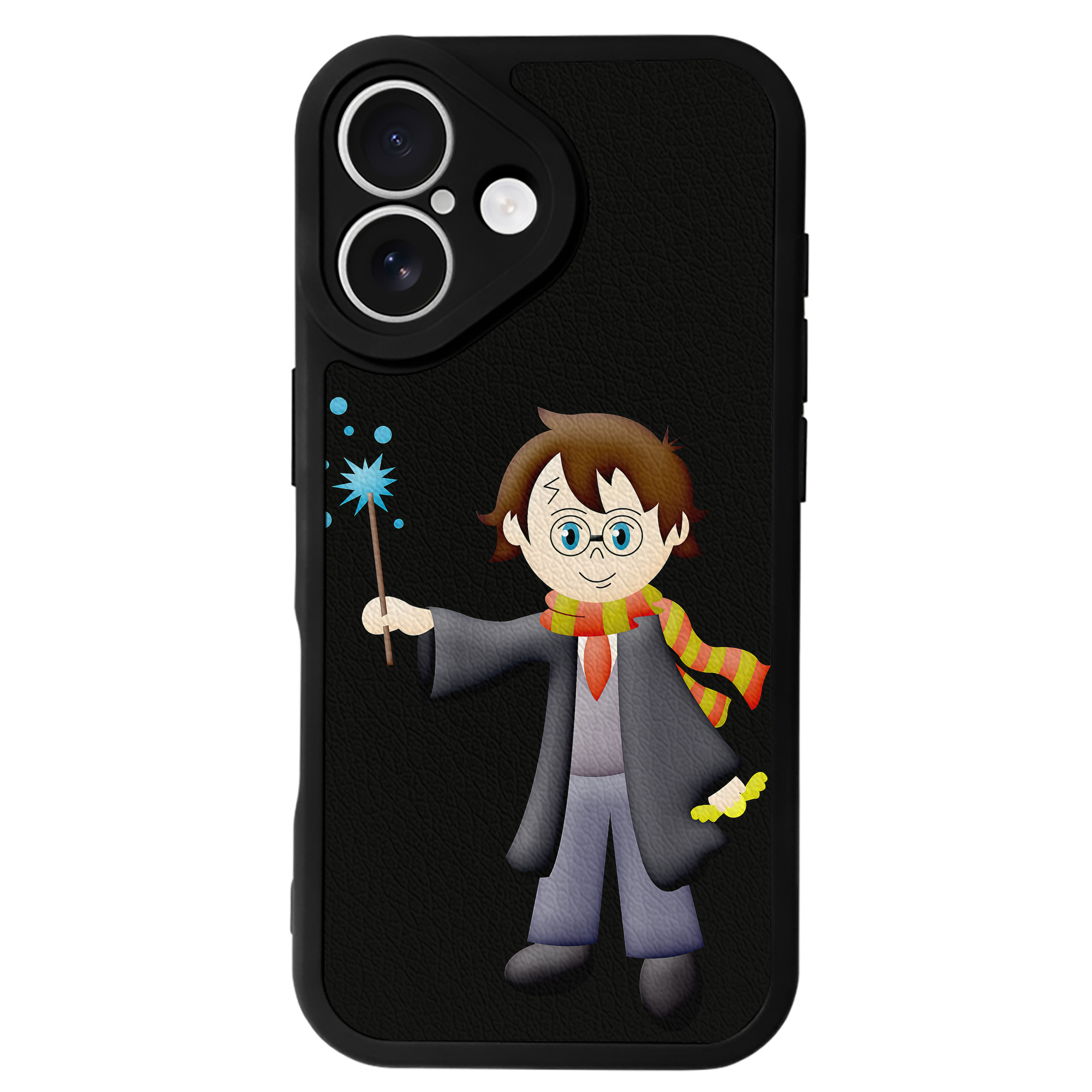 （画像用） Harry Potter ハリー・ポッターシリーズ 【iPhone 16シリーズ対応】シリコンスマホケース（レザー調） 材質：シリコン